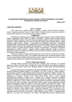 POJEDINAČNE PRIMJEDBE NA NACRT ZAKONA O