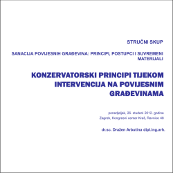 KONZERVATORSKI PRINCIPI TIJEKOM INTERVENCIJA NA