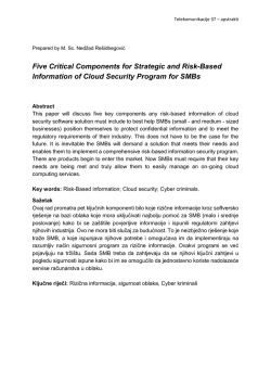 Telekomunikacije 37 - BH-TEL