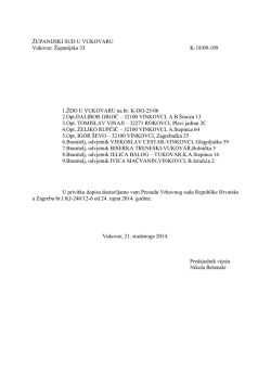 2015-0003a_DOPIS - K-18-09 DOSTAVA DRUGOSTUPANJSKE