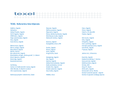 TEXEL Referentna lista klijenata