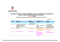 Kalendar početne obuke vježbenika i stalnog stručnog - Ius-Info
