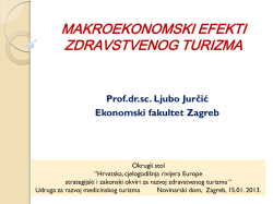 makroekonomski efekti zdravstvenog turizma