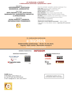 Pozivni letak - CASE konferencijski web