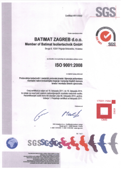 ISO 9001:2008 - BATIMAT
