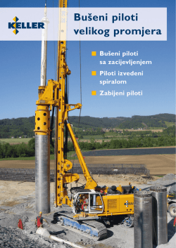 20-01HR / Bu&scaron;eni piloti velikog promjera