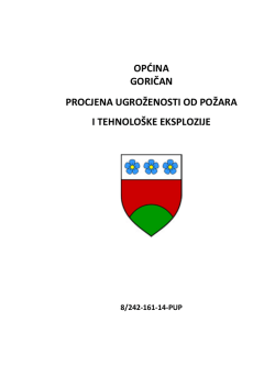 Procjena ugroženosti od požara i tehnolo&scaron;ke eksplozije