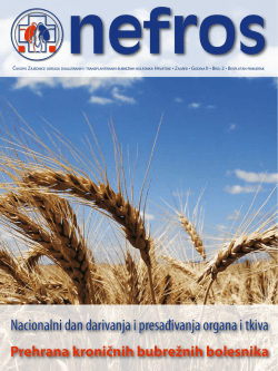 Nefros 2-2008 - Zajednica udruga dijaliziranih i transplantiranih