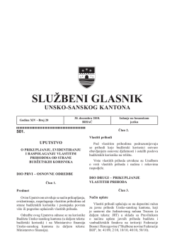 Sluzbeni glasnici 20