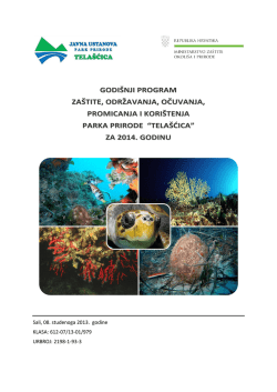 Godi&scaron;nji program za 2014. godinu