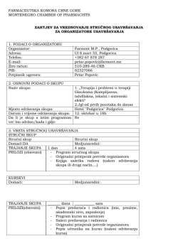 FARMACEUTSKA KOMORA CRNE GORE