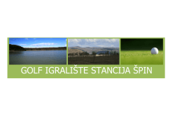 GOLF IGRALI&Scaron;TE STANCIJA &Scaron;PIN