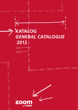 Katalog General cataloGue 2012