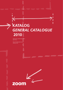 Katalog General cataloGue 2010