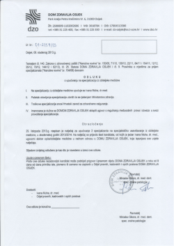 Ivana Muha - Dom Zdravlja Osijek