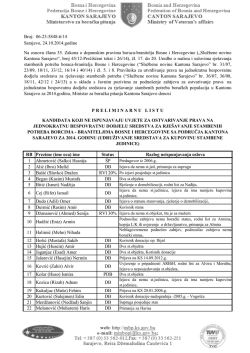 N udruzivanje.pdf - Ministarstvo za boračka pitanja Kantona Sarajevo