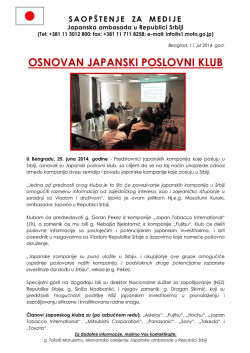 OSNOVAN JAPANSKI POSLOVNI KLUB