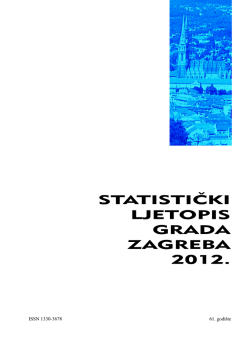 statistički ljetopis grada zagreba 2012.