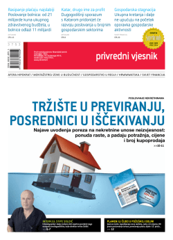 TržišTe u previranju, posrednici u išČekivanju - e