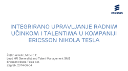Integrirano upravljanje radnim učinkom i talentima u kompaniji