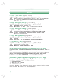 FG 4-2014.indd - Hrvatsko farmaceutsko dru&scaron;tvo