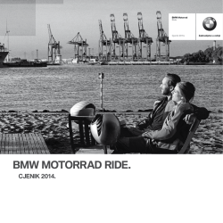 Preuzmite cjenik BMW MOTORRAD RIDE 2014.