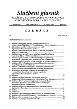 Službeni glasnik 01