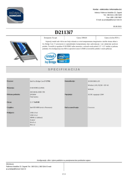 D2113i7 - Računala KONČAR
