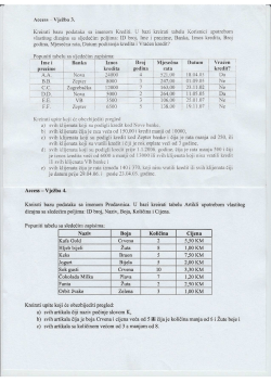 29052012PI, Access, Vjezba 3 i 4