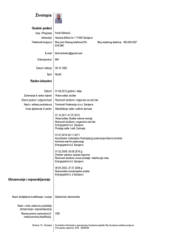 Preuzmite životopis