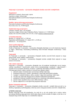 Upute za vjeronaucno natjecanje