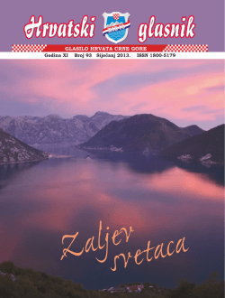 Glasnik 93 - Hrvatsko građansko društvo Crne Gore