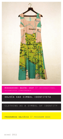 odjeca kao simbol identiteta clothing as a symbol of identity
