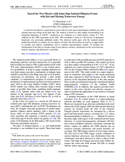 Search for New Physics with Same-Sign Isolated Dilepton
