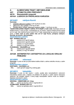 A ALIMENTARNI TRAKT I METABOLIZAM A01