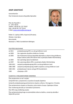 JOSIP JURATOVIĆ - Josip Juratovic