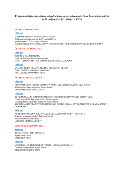 Program obilježavanja Dana pobjede i domovinske