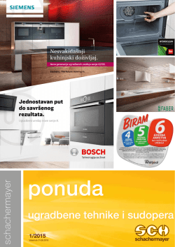 ugradbene tehnike i sudopera