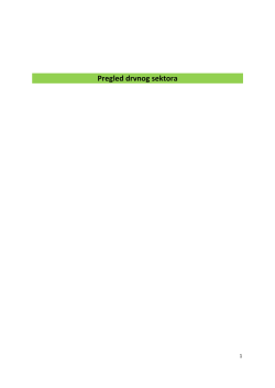 Pregled drvnog sektora