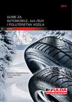 GUME ZA AUTOMOBILE, 4x4-/SUV I POLUTERETNA