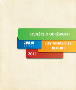 sustainability report izvješće o održivosti