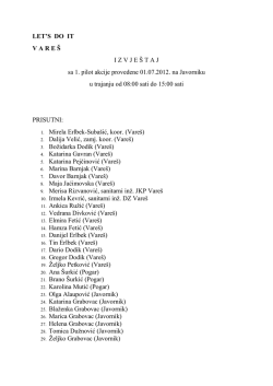 Izvje&scaron;taj s 1. pilot akcije - Javornik.pdf