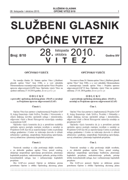 Službeni glasnik 08/2010