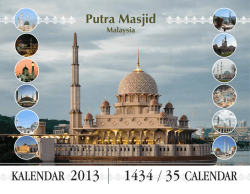 1434/35 kalendar - Bošnjački Islamski Centar Hamilton