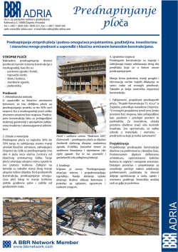 Prednapinjanje ploča