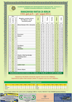 RAMAZANSKA VAKTIJA ZA BERLIN