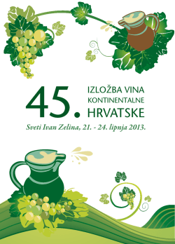 45. Izložba vina kontinentalne Hrvatske