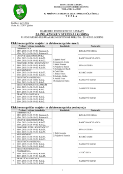 ZA POLAZNIKE V STEPENA I GODINA