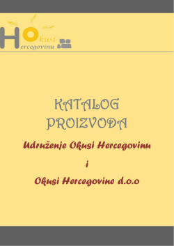 našem katalogu - Udruzenje Okusi Hercegovinu