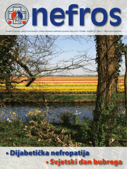 Nefros 1-2010 - Zajednica udruga dijaliziranih i transplantiranih